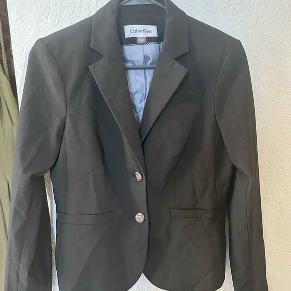Calvin Klein Black Women's Blazer - Picture 2 of 5